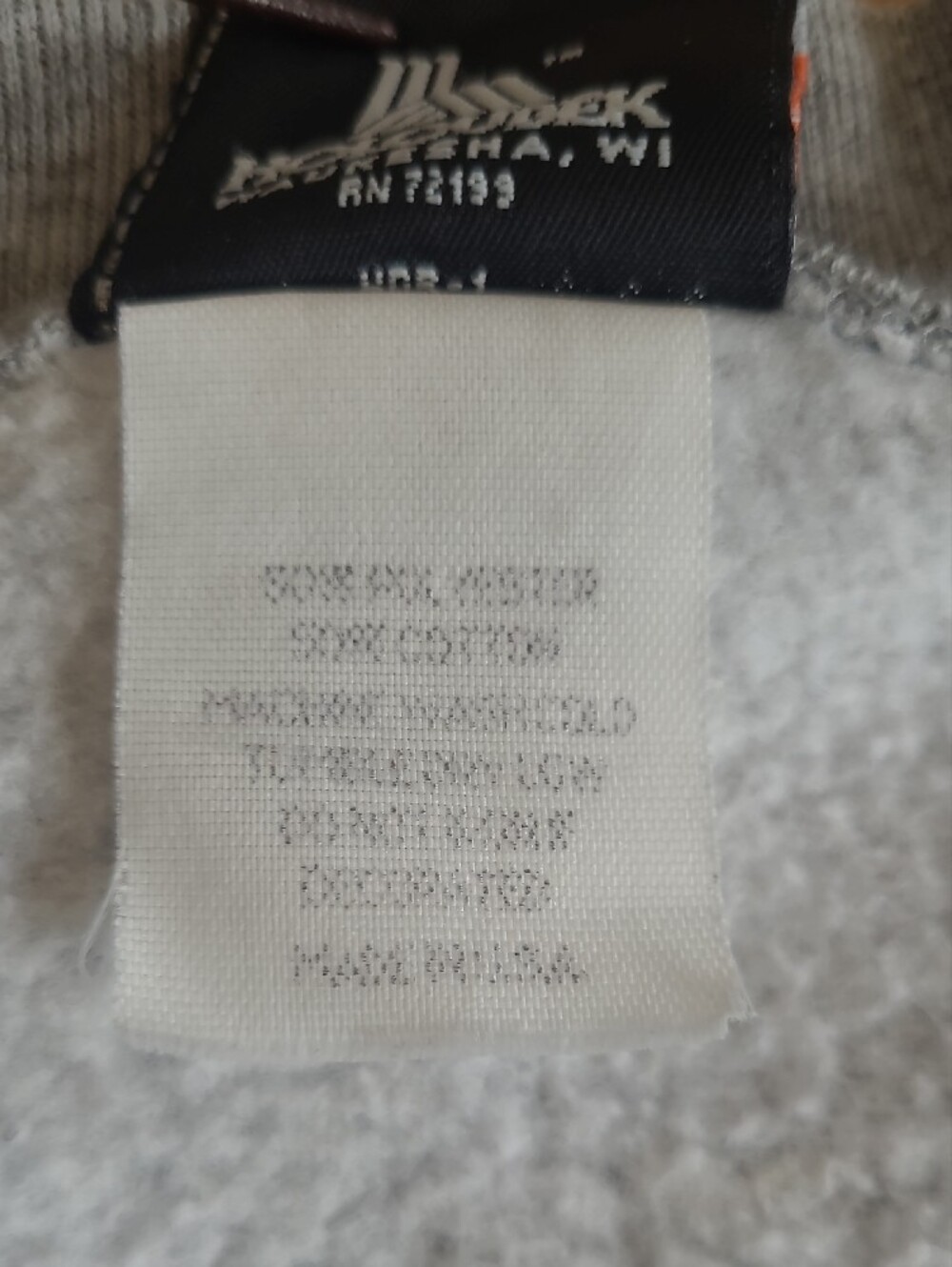 2001 Barrie Ontario Canada Harley-Davidson Full-Zip Sweatshirt Made In The USA - Picture 6 of 10